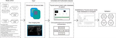 An integrated nomogram combining deep learning, clinical characteristics and ultrasound features for predicting central lymph node metastasis in papillary thyroid cancer: A multicenter study